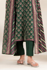 NUSLW3107 Printed Lawn Suit - Unstitched 3Pc