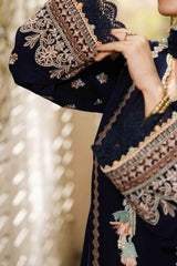 GUZEL - Peach Embroidered (3Pcs) - 3207