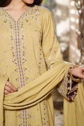 SUN STONE - Peach Embroidered (3Pcs) - 3206