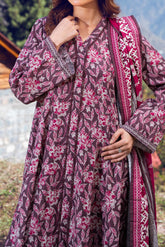 ORCHID - Printed Unstitched Khaddar Suit (3 Piece) 3133