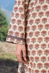 GINGER - Printed Unstitched Khaddar Suit (3 Piece) 3169
