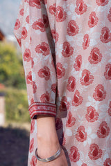 CHALK - Printed Unstitched Khaddar Suit (3 Piece) 3147