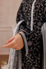 NUSL3333 Printed Cambric Suit - Unstitched 3Pc