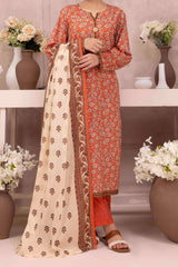 NUSL3209 Printed Lawn Suit - Unstitched 3Pc