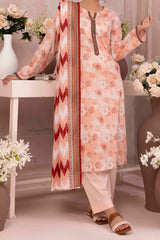 NUSL3208 Printed Lawn Suit - Unstitched 3Pc