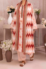 NUSL3208 Printed Lawn Suit - Unstitched 3Pc