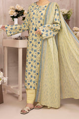 NUSL3205 Printed Lawn Suit - Unstitched 3Pc
