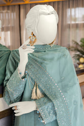 Marine - Chiffon Luxury RTW 3Pc - NPS3042