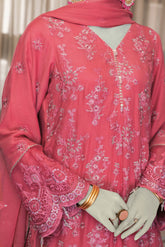 Rose - Chiffon Luxury RTW 3Pc - NPS3030