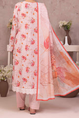 NUSL3200 Printed Lawn Suit - Unstitched 3Pc