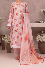 NUSL3200 Printed Lawn Suit - Unstitched 3Pc