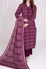 LACQUER - Printed Unstitched Khaddar Suit (3 Piece) 3170