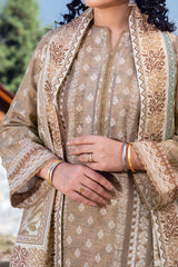 FAWN - Printed Unstitched Khaddar Suit (3 Piece) 3127