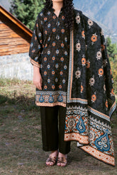 PITCH - Printed Unstitched Khaddar Suit (3 Piece) 3179