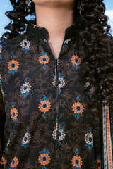 PITCH - Printed Unstitched Khaddar Suit (3 Piece) 3179