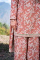 CARNATION - Printed Unstitched Khaddar Suit (3 Piece) 3129