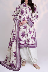 IRIS - Printed Unstitched Khaddar Suit (3 Piece) 3162