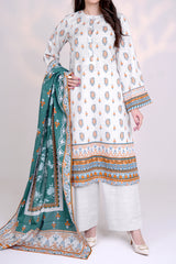 SNOW - Printed Unstitched Khaddar Suit (3 Piece) 3150