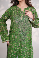 LUSH - Printed Unstitched Khaddar Suit (3 Piece) 3158