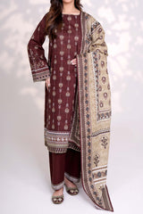 RAISIN - Printed Unstitched Khaddar Suit (3 Piece) 3132