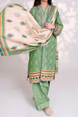 GUACAMOLE - Printed Unstitched Khaddar Suit (3 Piece) 3177