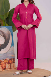 NPSS2098 Dobby Lawn Suit - Stitched 2Pc