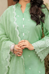 NPSLE3131 Chiness Lawn Suit - Stitched 3Pc