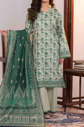 NUSLW3045 Printed Lawn Suit - Unstitched 3Pc