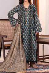 NUSLW3062 Printed Lawn Suit - Unstitched 3Pc