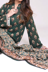 VIRIDIAN - Printed Unstitched Khaddar Suit (3 Piece) 3161