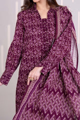 LACQUER - Printed Unstitched Khaddar Suit (3 Piece) 3170