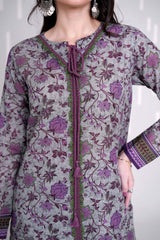 LOTUS - Printed Unstitched Khaddar Suit (3 Piece) 3160