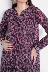 AMETHYST - Printed Unstitched Khaddar Suit (3 Piece) 3168