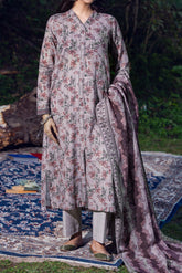 SIERRA - Printed Unstitched Khaddar Suit (3 Piece) 3164