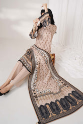 PORCELAIN - Printed Unstitched Khaddar Suit (3 Piece) 3173