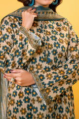 NPSLW3073 Printed Lawn Suit - Stitched 3Pc