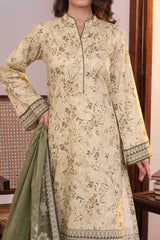 NUSLW3049 Printed Lawn Suit - Unstitched 3Pc