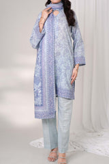 PANSY - Printed Unstitched Khaddar Suit (3 Piece) 3138