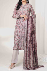 SIERRA - Printed Unstitched Khaddar Suit (3 Piece) 3164