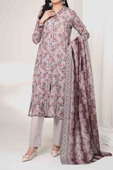 SIERRA - Printed Unstitched Khaddar Suit (3 Piece) 3164