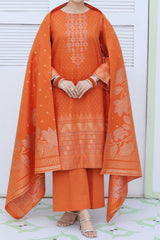 NUWJ3109 Jacquard Khaddar Suit - 3 Piece