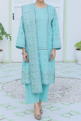 NUWJ3106 Jacquard Khaddar Suit - 3 Piece