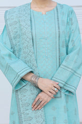 NUWJ3106 Jacquard Khaddar Suit - 3 Piece