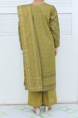NUWJ3107 Jacquard Khaddar Suit - 3 Piece