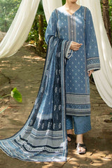 NUW3084 Digital Printed Khaddar Suit - 3 Piece