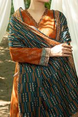 NUW3087 Digital Printed Khaddar Suit - 3 Piece