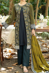 NUW3090 Digital Printed Khaddar Suit - 3 Piece