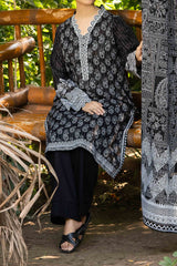 NUW3077 Digital Printed Khaddar Suit - 3 Piece