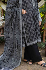 NUW3077 Digital Printed Khaddar Suit - 3 Piece