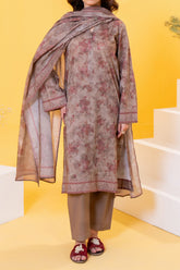 NUSLW3068 Printed Lawn Suit - Unstitched 3Pc